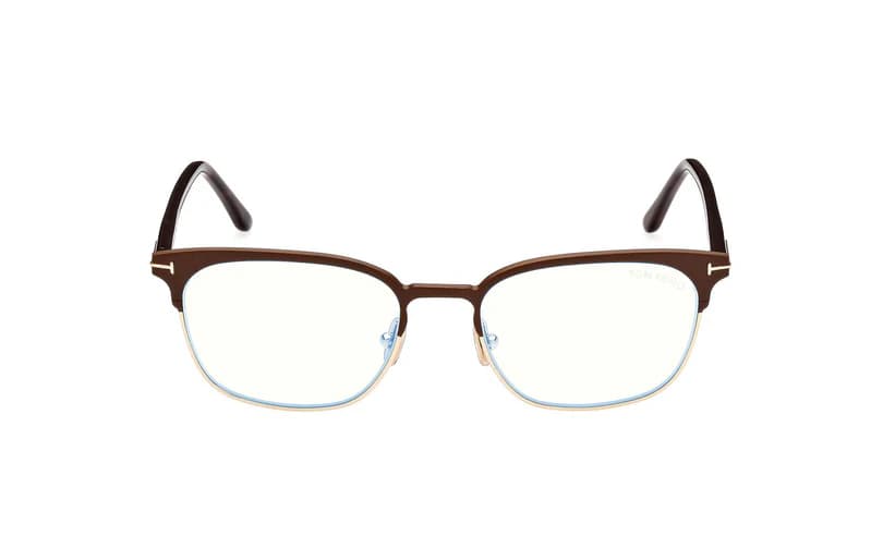 Tom Ford FT5799B 049 Eyeglasses Matte Dark Brown 53mm Men 2