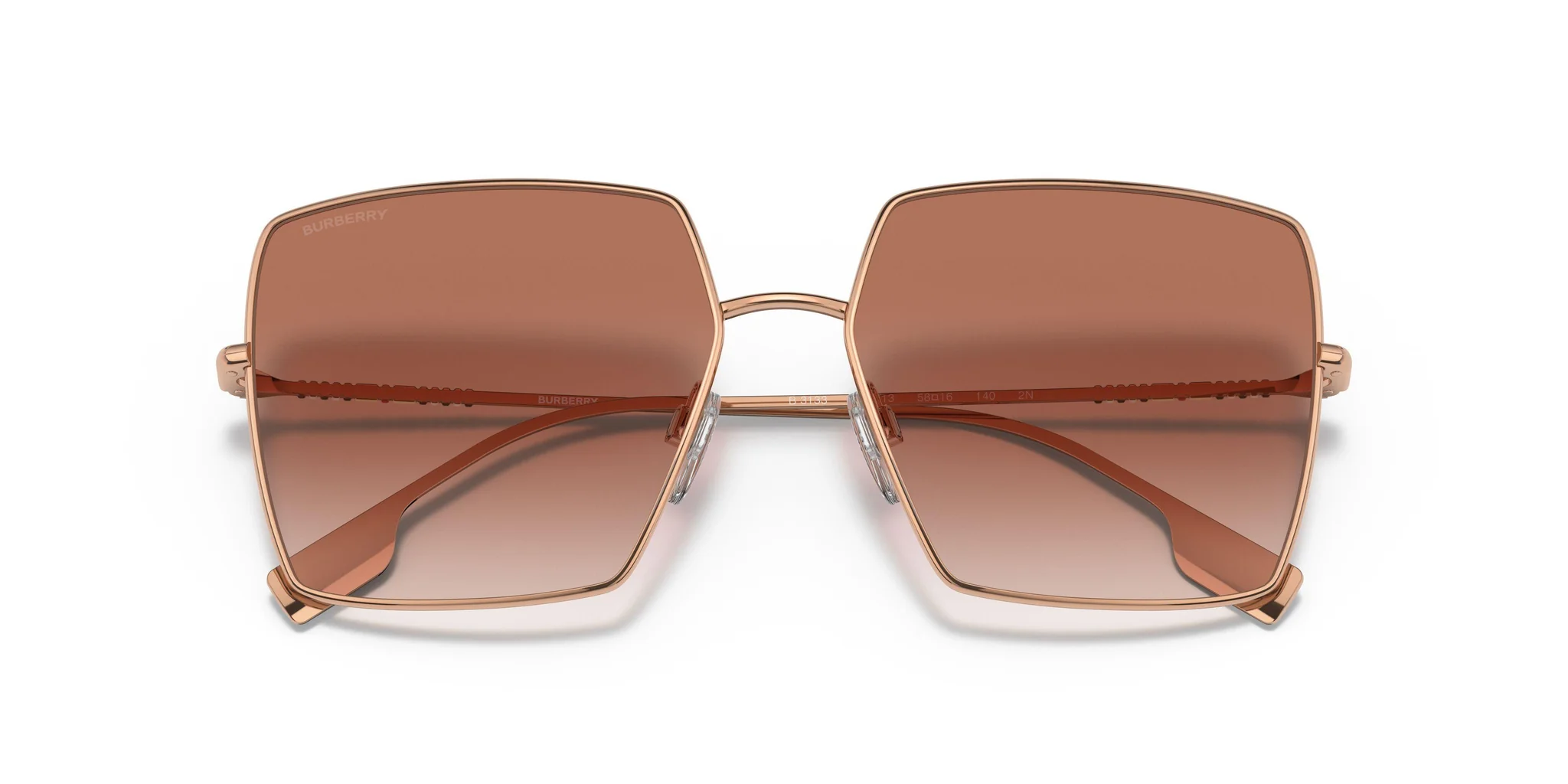 Burberry 0BE3133 133713 Sunglasses Rose Gold 58mm Women 5