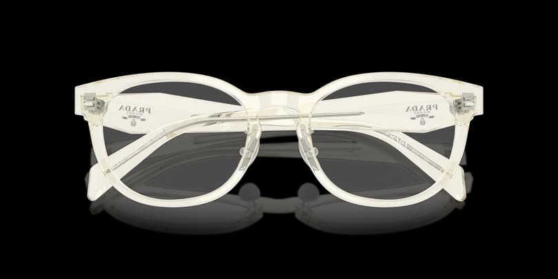 Prada 0PR B06VD 19X1O1 Eyeglasses Transparent Light Grey 52mm Women 5