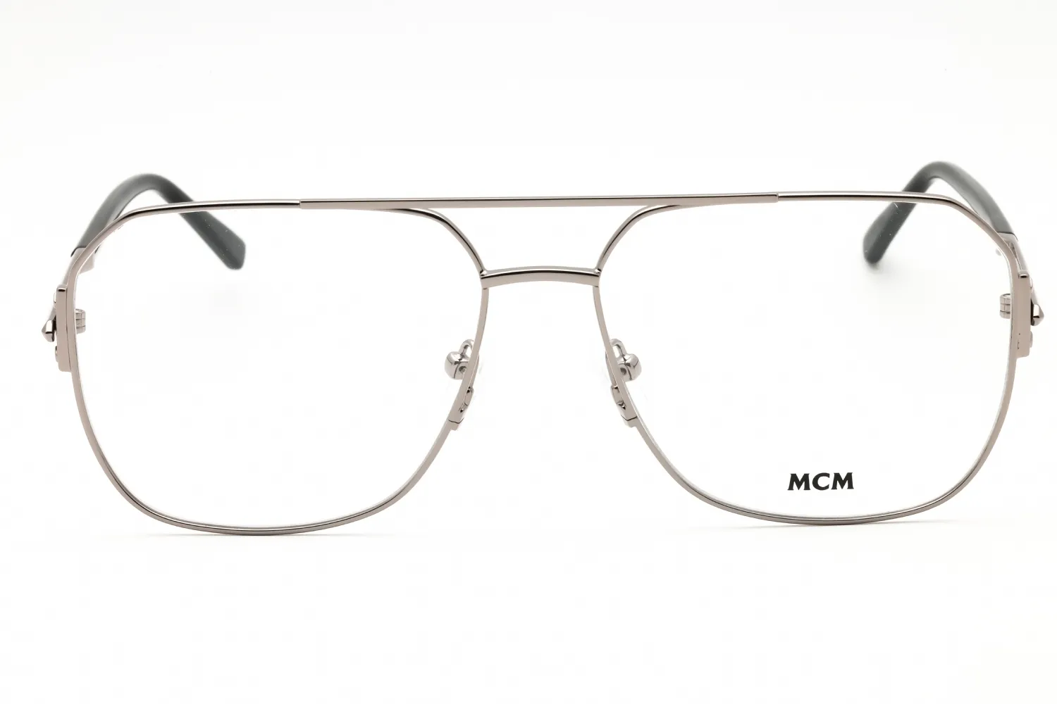 MCM MW5007 014 Eyeglasses Shiny Light Ruthenium 57mm Men 2
