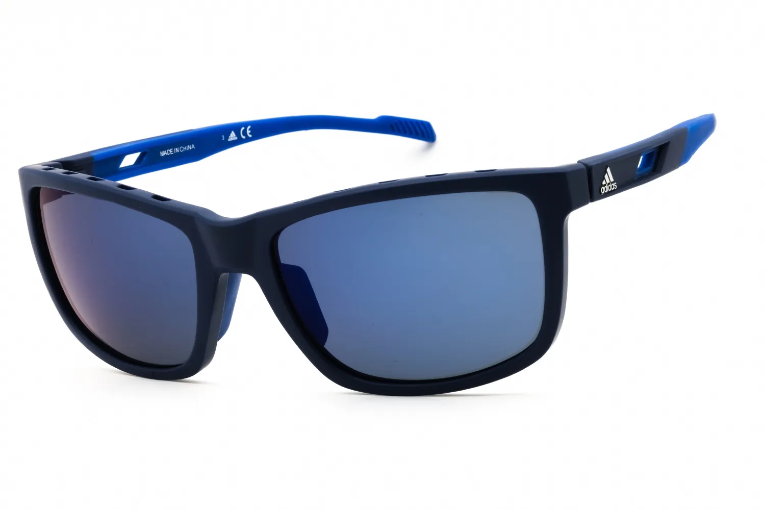 Adidas SP0047 91X Sunglasses Matte Blue 60mm Men