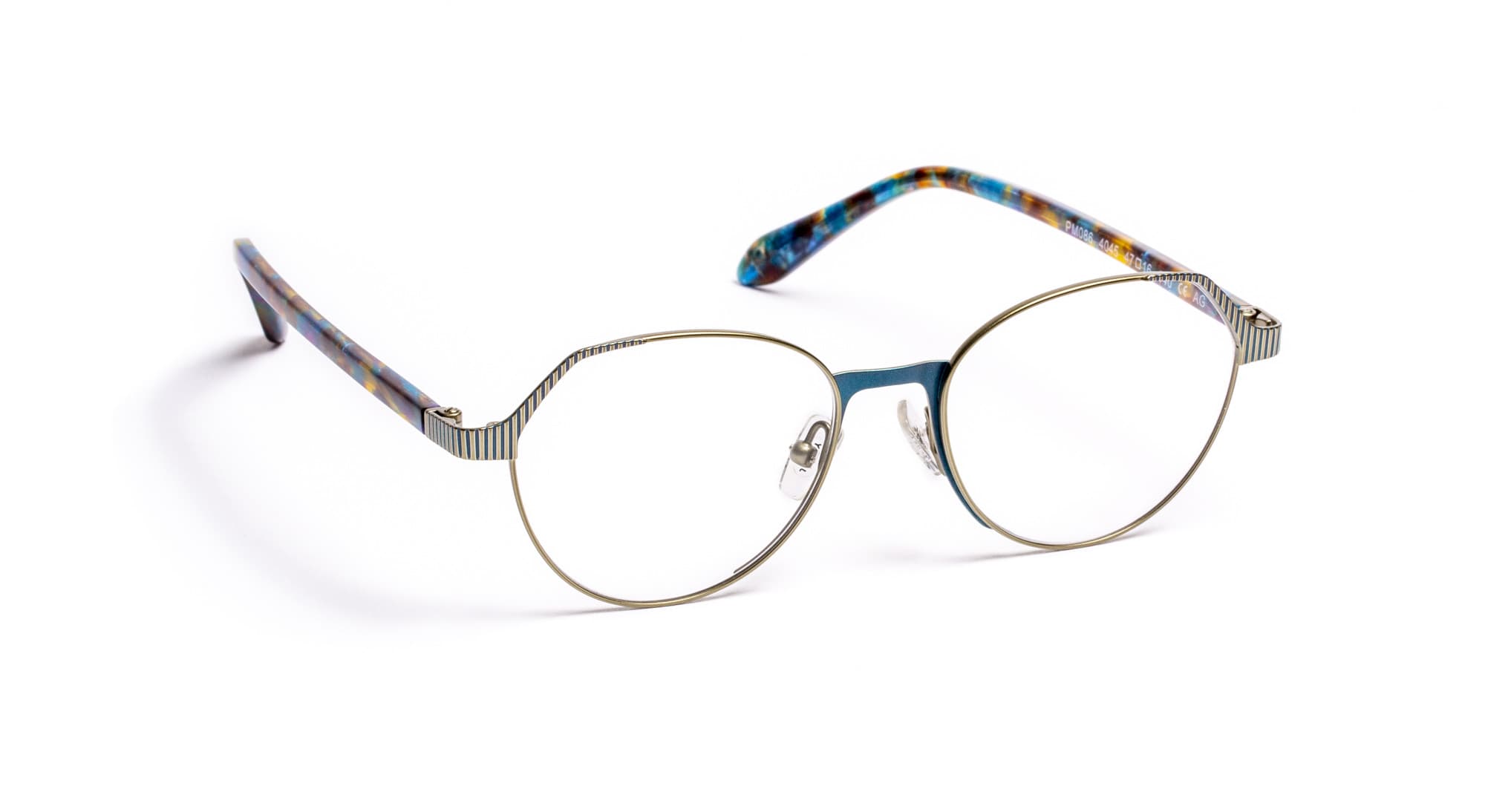 J.F. Rey Petite PM086 4045 Eyeglasses Bronze Blue 47mm Women