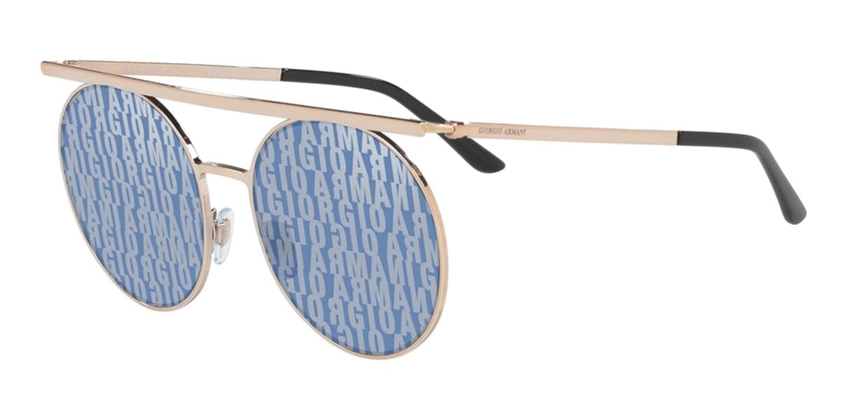 Giorgio Armani AR 6069 3011/J AR6069 Sunglasses Gold 145mm Women
