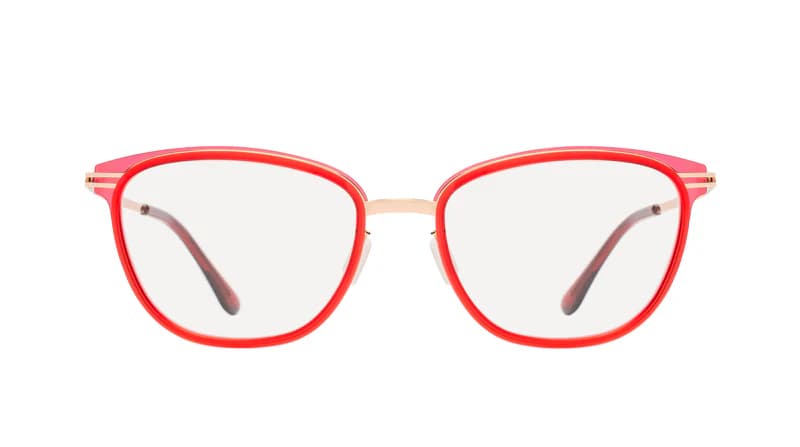 Mad in Italy Vignole C03 Eyeglasses Mirror Burgundy 53mm Women 2
