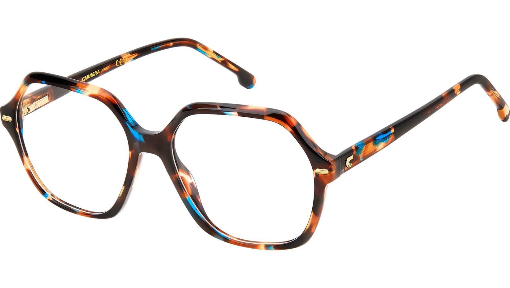 Carrera 3032 0X8Q Eyeglasses Brown Blue Havana 54mm Women