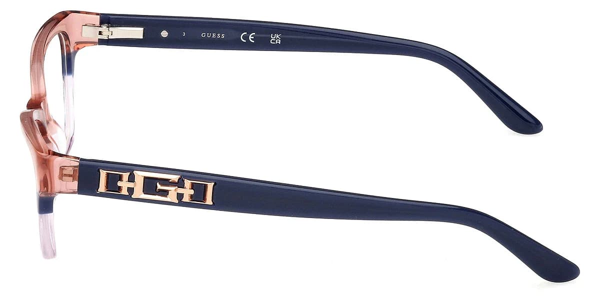 Guess GU2979 092 Eyeglasses Blue 52mm Women 3