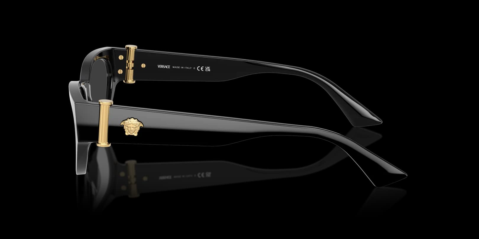 Versace 0VE3366F GB1 Eyeglasses Black 55mm Women 3