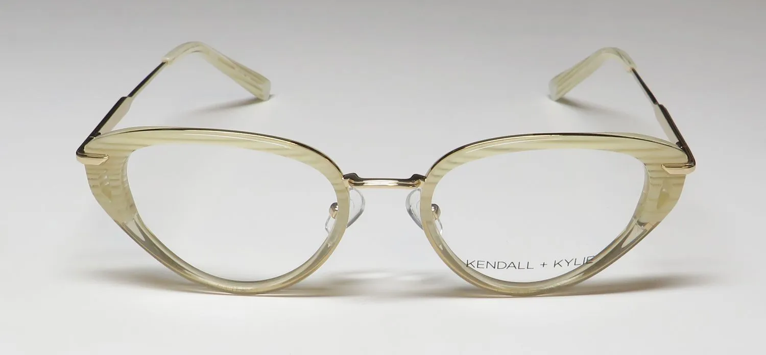 Kendall + Kylie Kko152 Emilee 038 Eyeglasses Cream 50mm 3