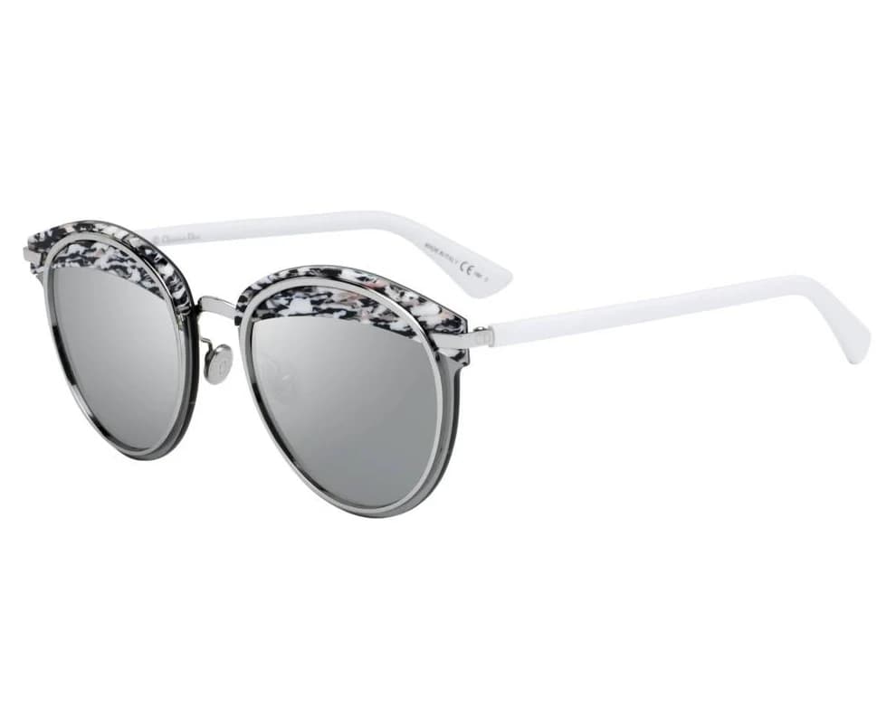 Christian Dior Offset 1 W6Q0T Sunglasses Silver/white 62mm Women