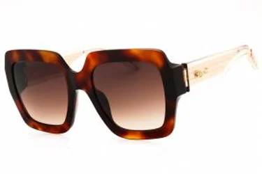 Chopard SCH363M 0909 Sunglasses Shiny Havana 55mm