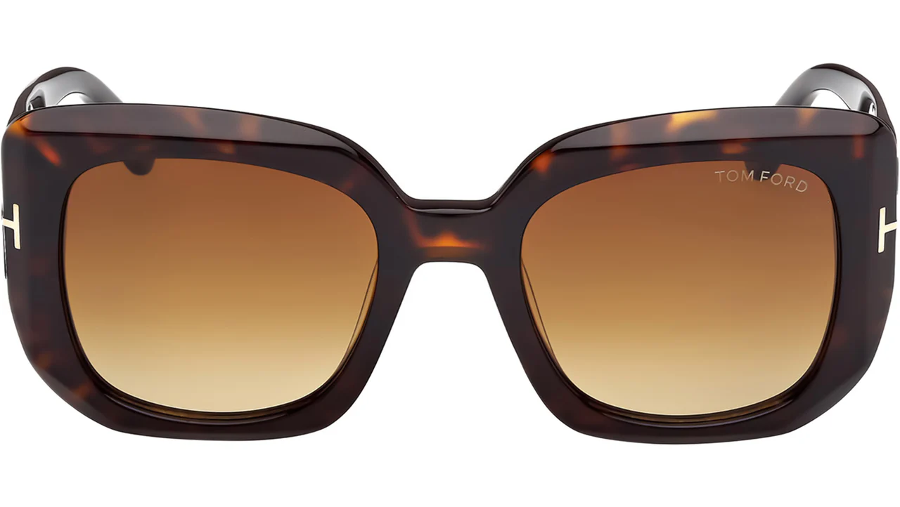 Tom Ford FT1220 52F Sunglasses Dark Havana 52mm Women 2