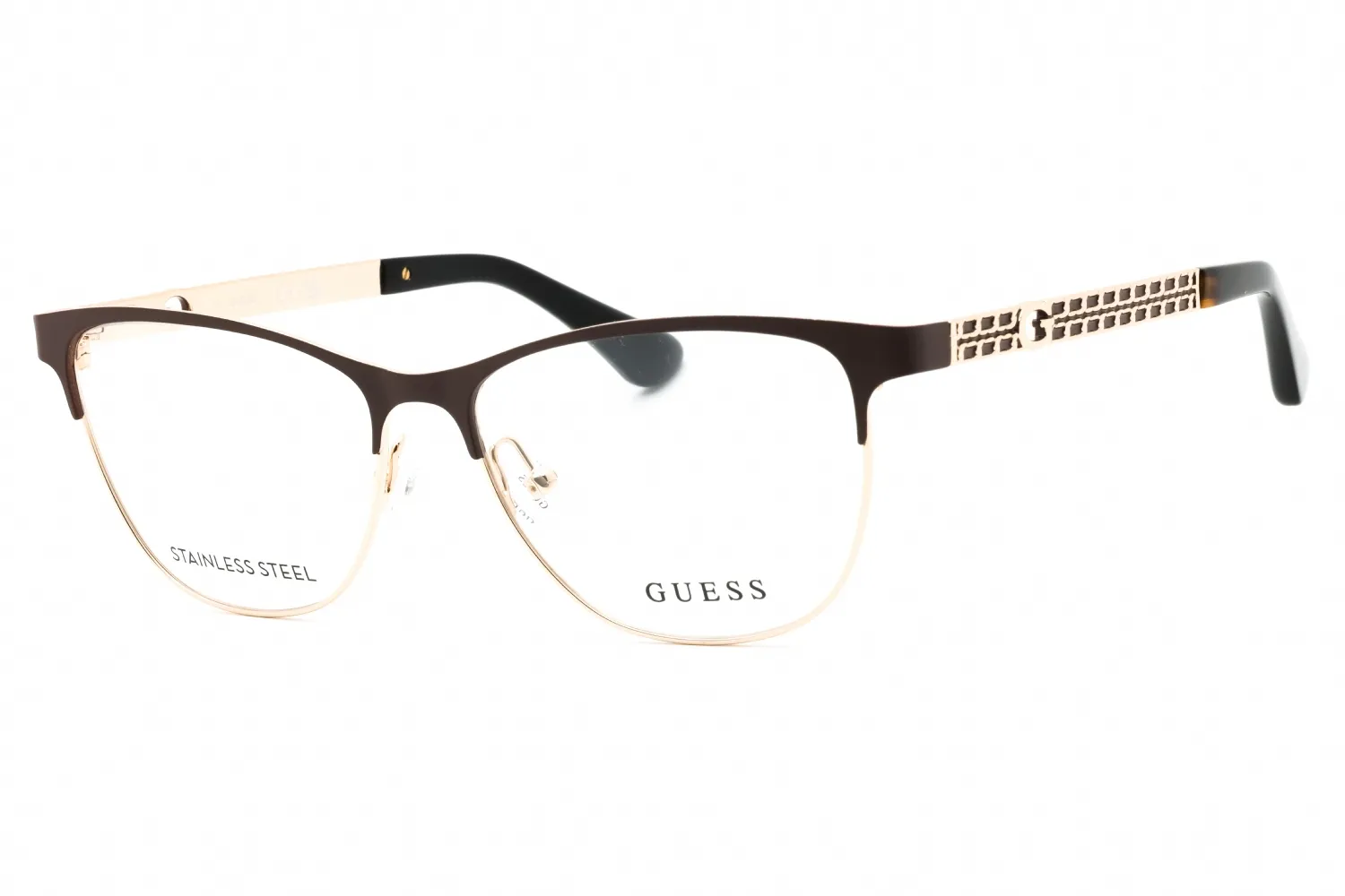 Guess GU2883 049 Eyeglasses Matte Dark Brown 53mm Women