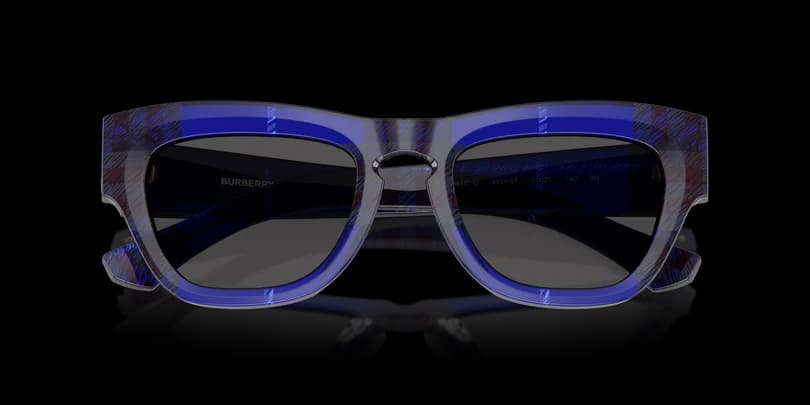 Burberry 0BE4440U 411487 Sunglasses Check Blue 51mm Unisex 5
