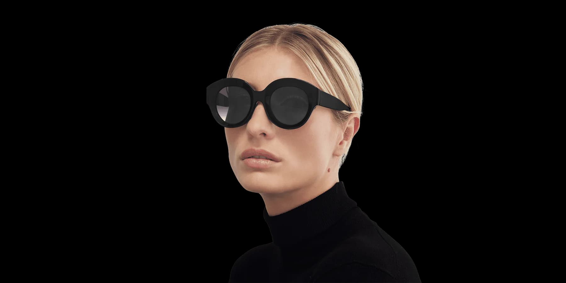 Nathalie Blanc Clara C196 Sunglasses Black 48mm Women 2