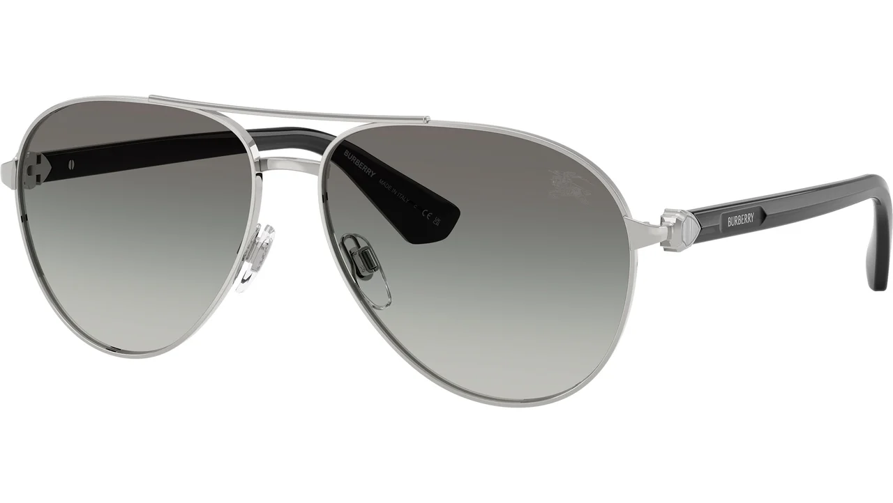 Burberry 0BE3167 100511 Sunglasses Silver 59mm Men