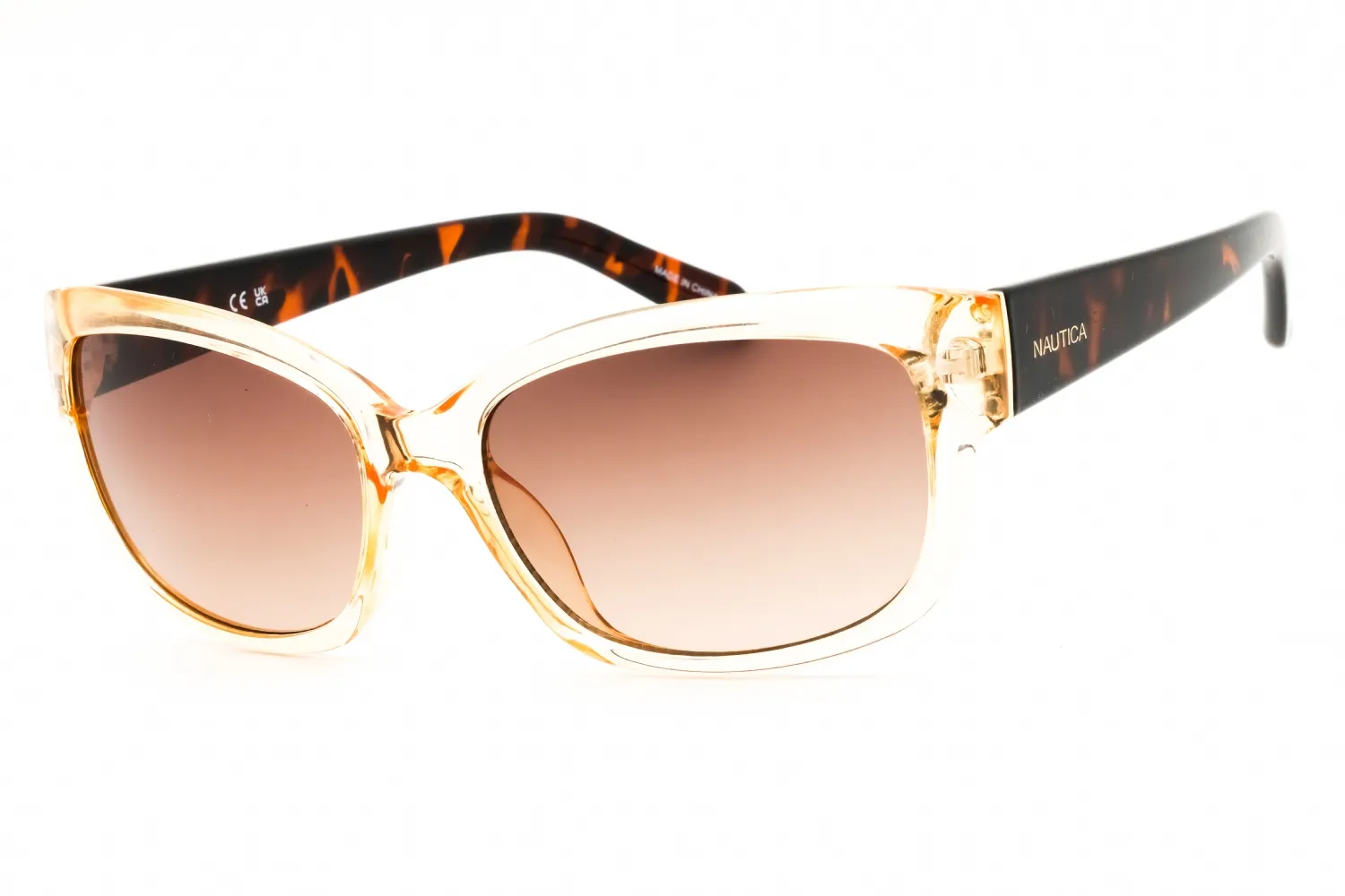 Nautica N2223S 830 Sunglasses Peach 55mm Women