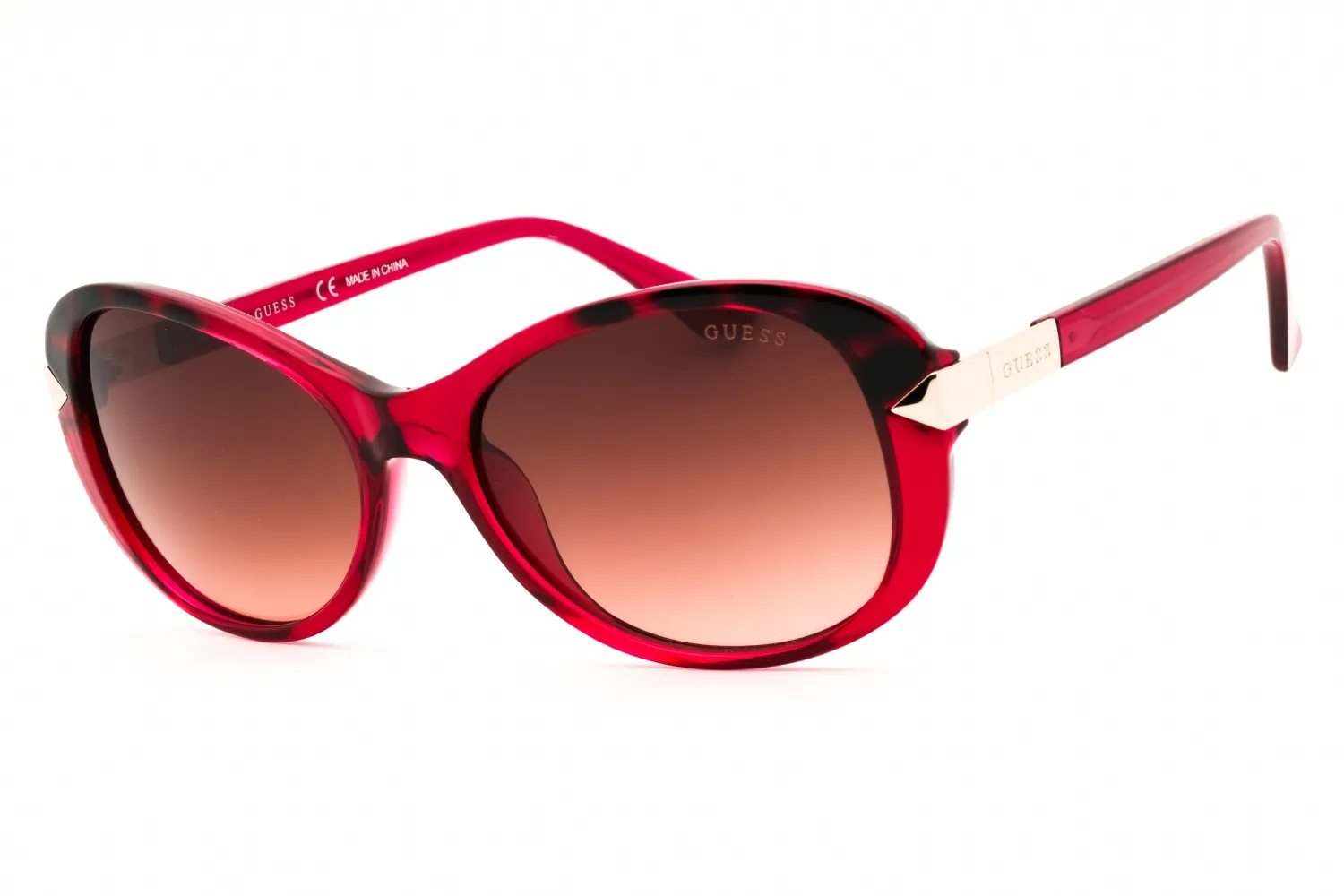 Guess GU7821 69T Sunglasses Shiny Bordeaux 56mm Women