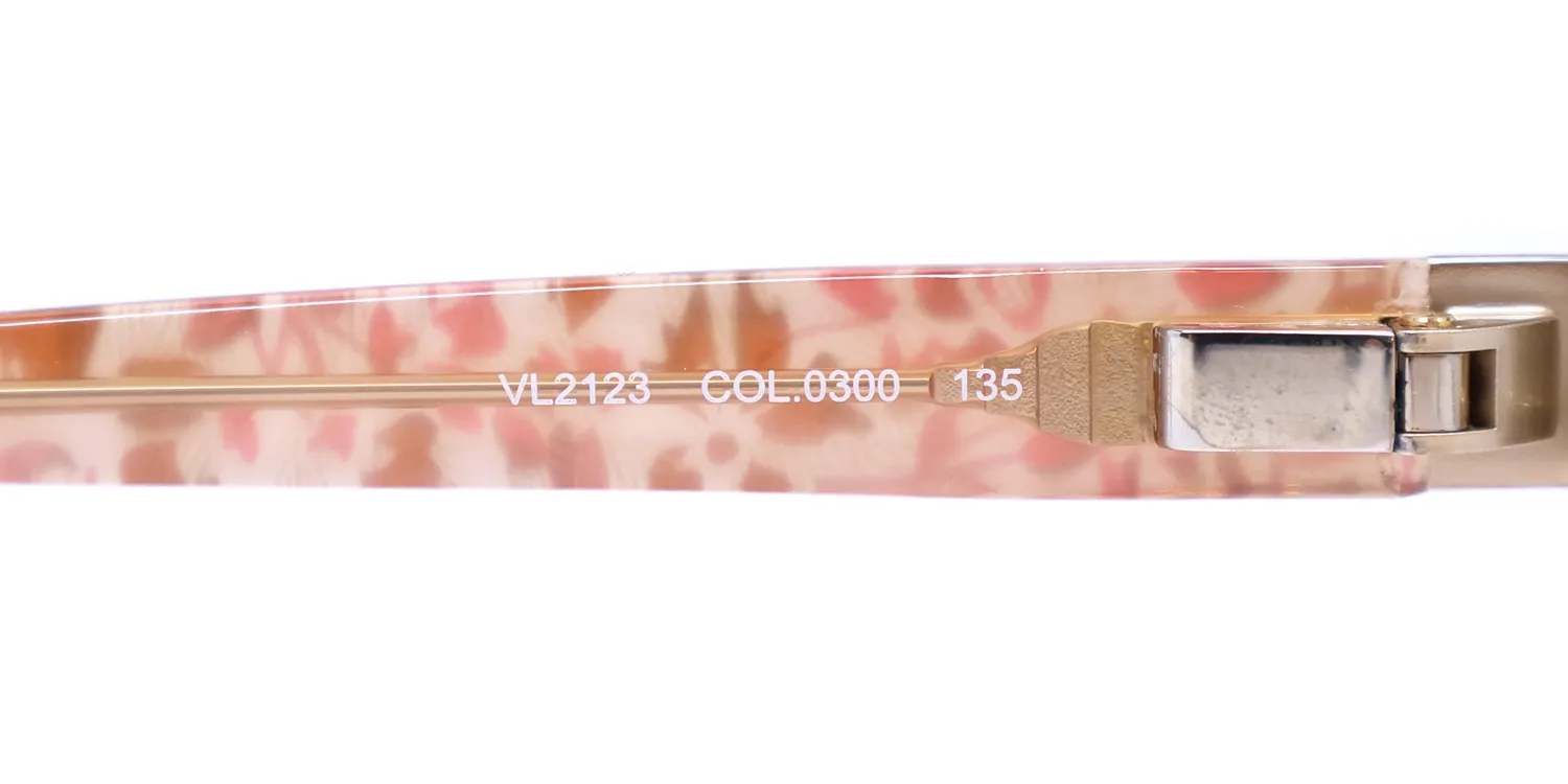 Lozza Vl2123 0300 Eyeglasses Gold 52mm 8