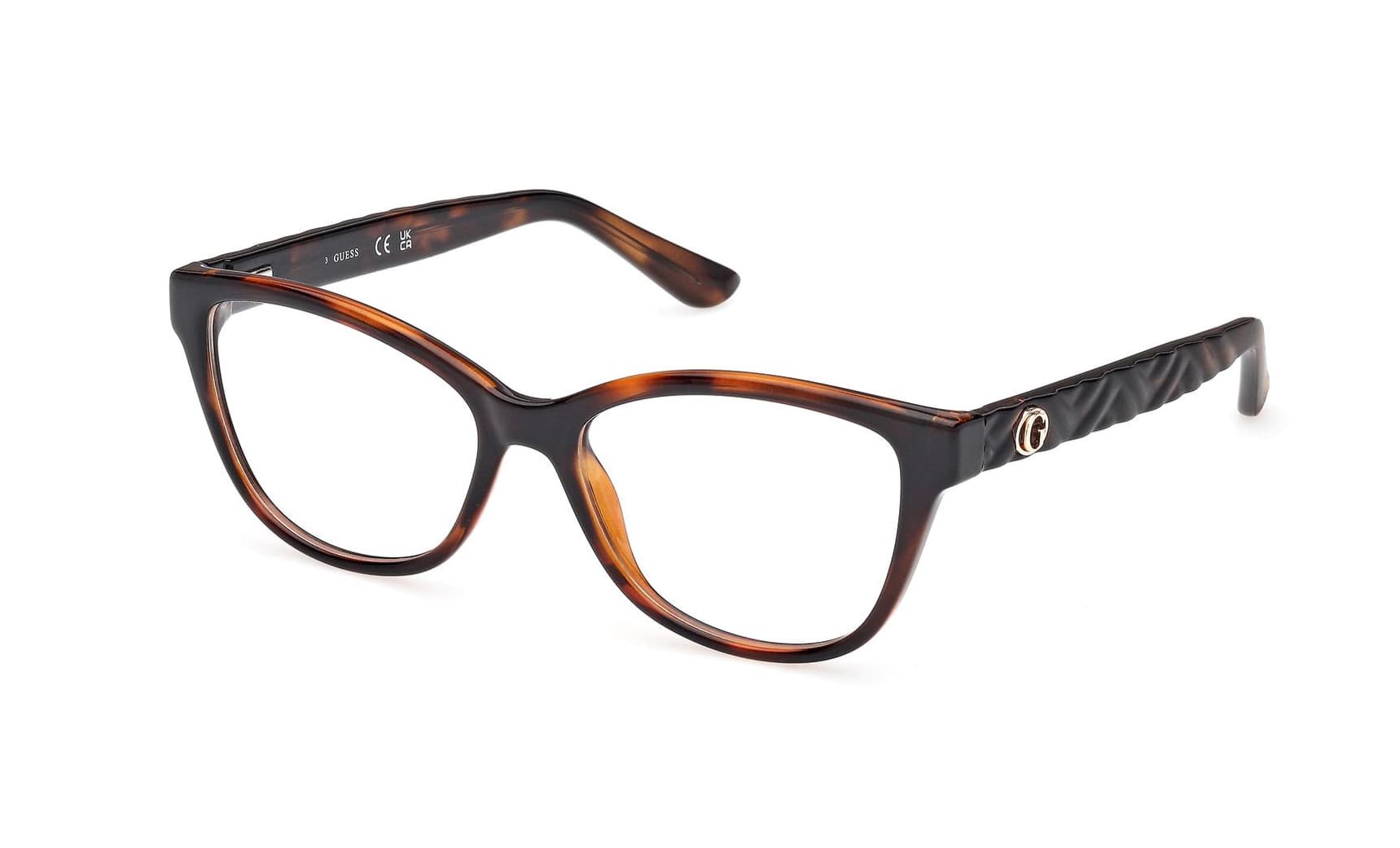 Guess GU50307 052 Eyeglasses Dark Havana 50mm Women