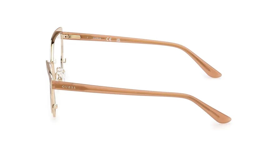 Guess GU50122 59 Eyeglasses Beige 54mm Women 3