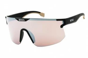HUGO BOSS BOSS 1500/S 0087 TI Sunglasses Mt Blk Bge 49mm