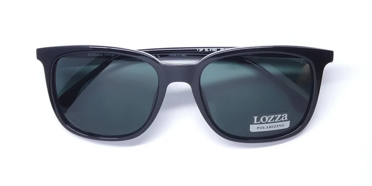 Lozza Sl4160 Venezia 3 blkp Sunglasses Black 56mm 2