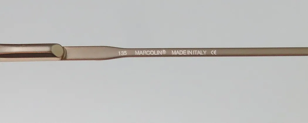 Marcolin Village 35 449 Eyeglasses Gold 50mm Unisex 7