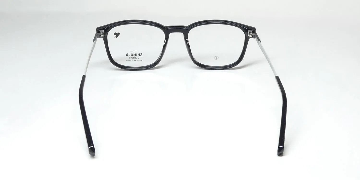 Flexon Shinola 37002 001 Eyeglasses Black 52mm Unisex 5