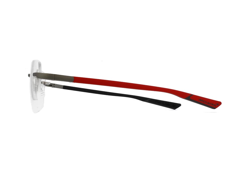 McLaren MLMS85O02 C01 Eyeglasses Gunmetal Red 54mm Men 3