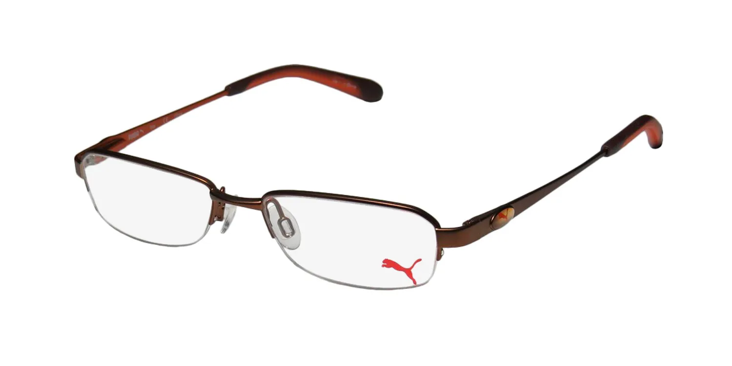 Puma 15364 Giga br Eyeglasses Brown 47mm Unisex
