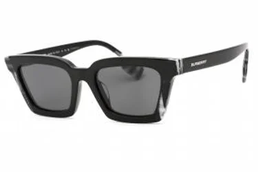 Burberry 0BE4392U 405187 Sunglasses Black-check White Black 52mm