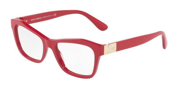 Dolce&amp;Gabbana DG3273 3097 Eyeglasses Red 53mm Women