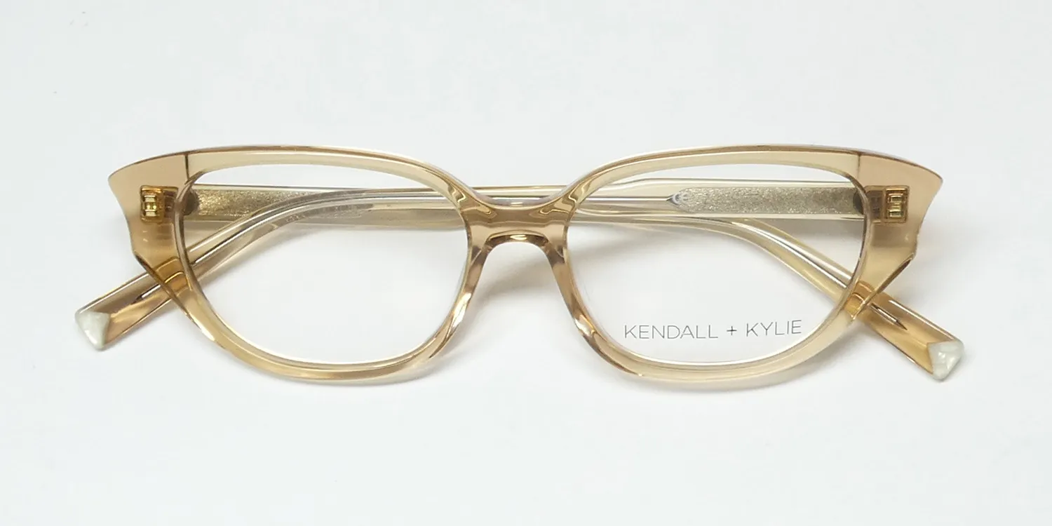 Kendall + Kylie Kko171 Tiana 290 Eyeglasses Tropical Crystal 51mm 2