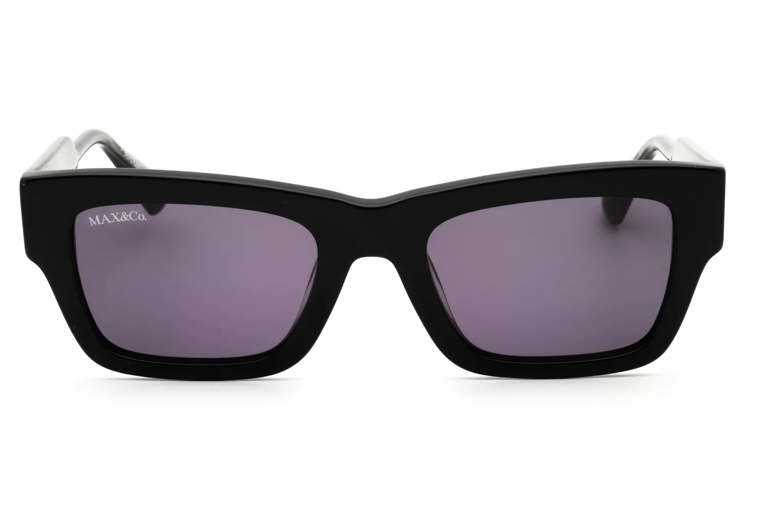 Max & Co MO0081 01A Sunglasses Shiny Black 50mm Women 2
