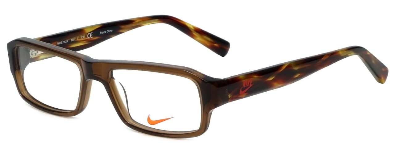 Nike 5524 200 200 Eyeglasses Brown 48mm Men