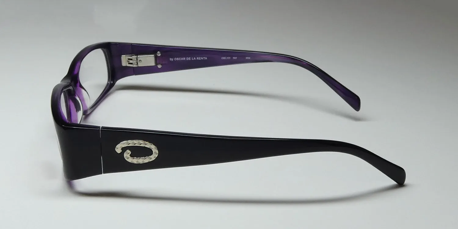 Oscar de la Renta Osl 335 505 Eyeglasses Plum 50mm 4