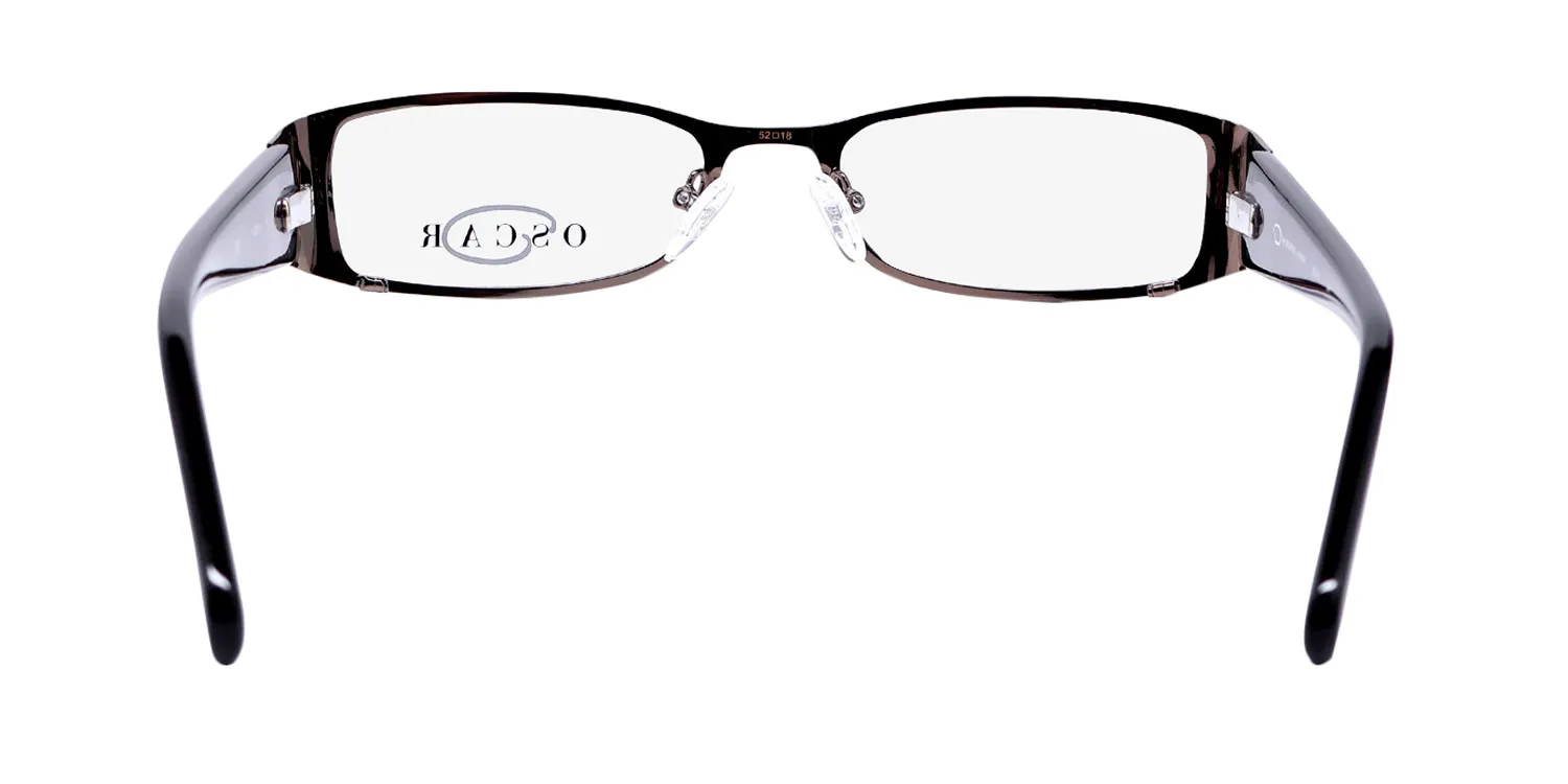 Oscar de la Renta Osl 342 249 Eyeglasses Shiny Cafe 52mm 5