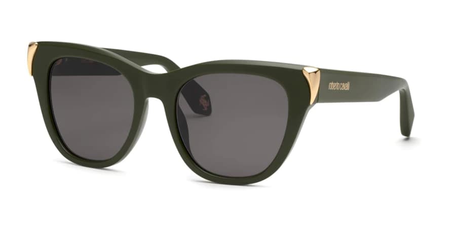 Roberto Cavalli SRC095M 0C36 Sunglasses Shiny Green 54mm Women