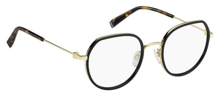 Tommy Hilfiger TH 2096 0RHL Eyeglasses Gold Black 51mm Women 3