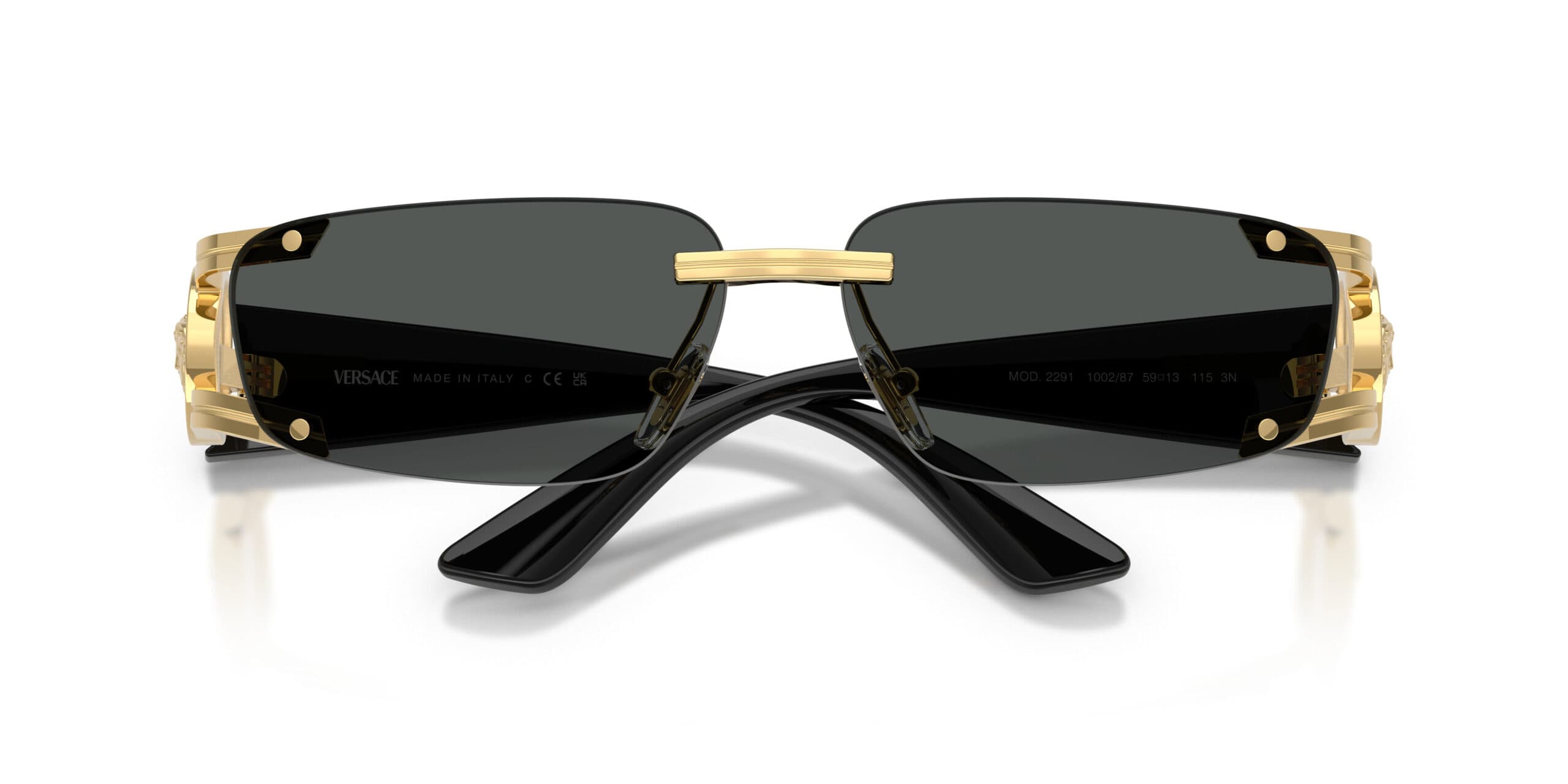 Versace VE2291 100287 Sunglasses Gold 59mm Men 5