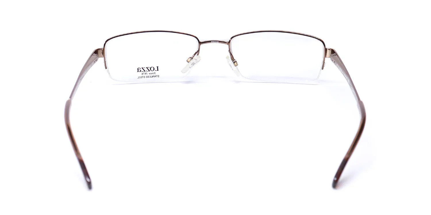 Lozza Vl2043 0r80 Eyeglasses Brown 53mm 5
