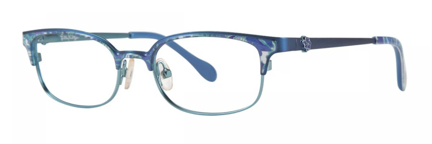 Lilly Pulitzer Effie Eyeglasses Blue 46mm Kids