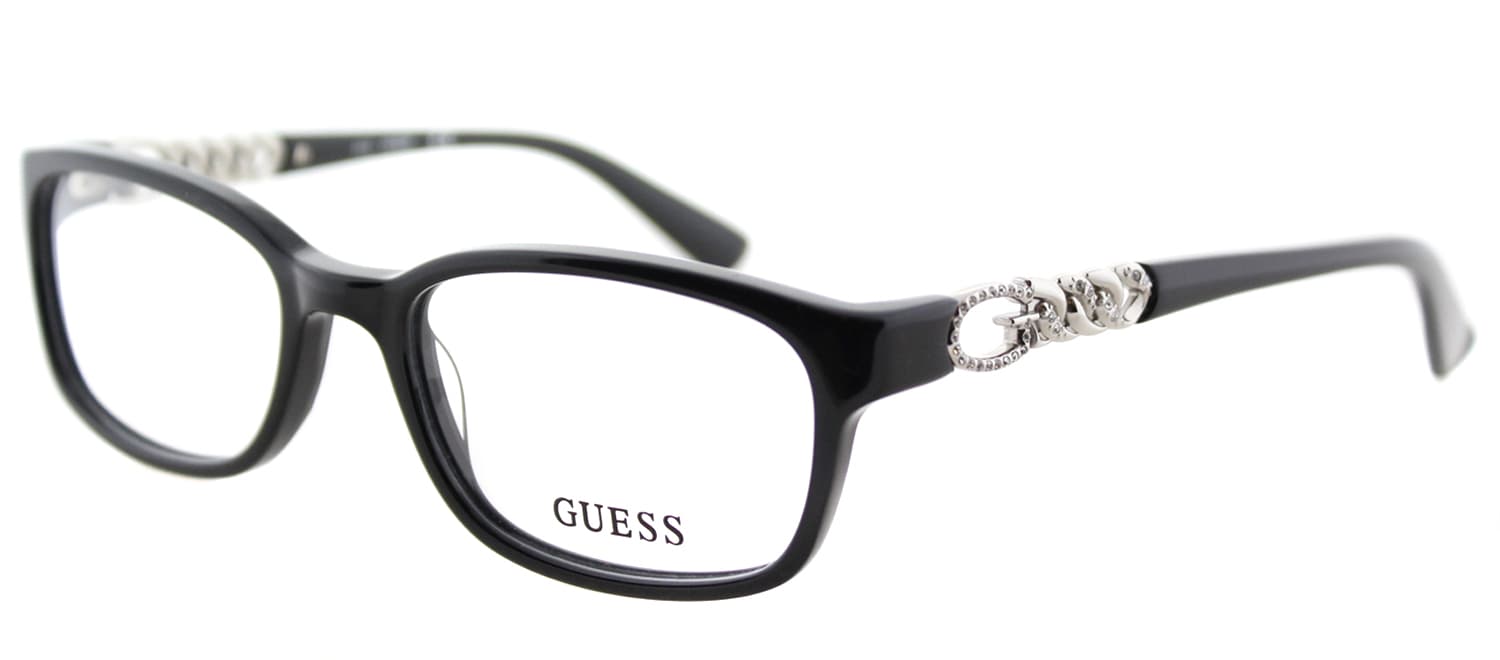 Guess GU2558 005 GU 2558 Eyeglasses Black 51mm Women
