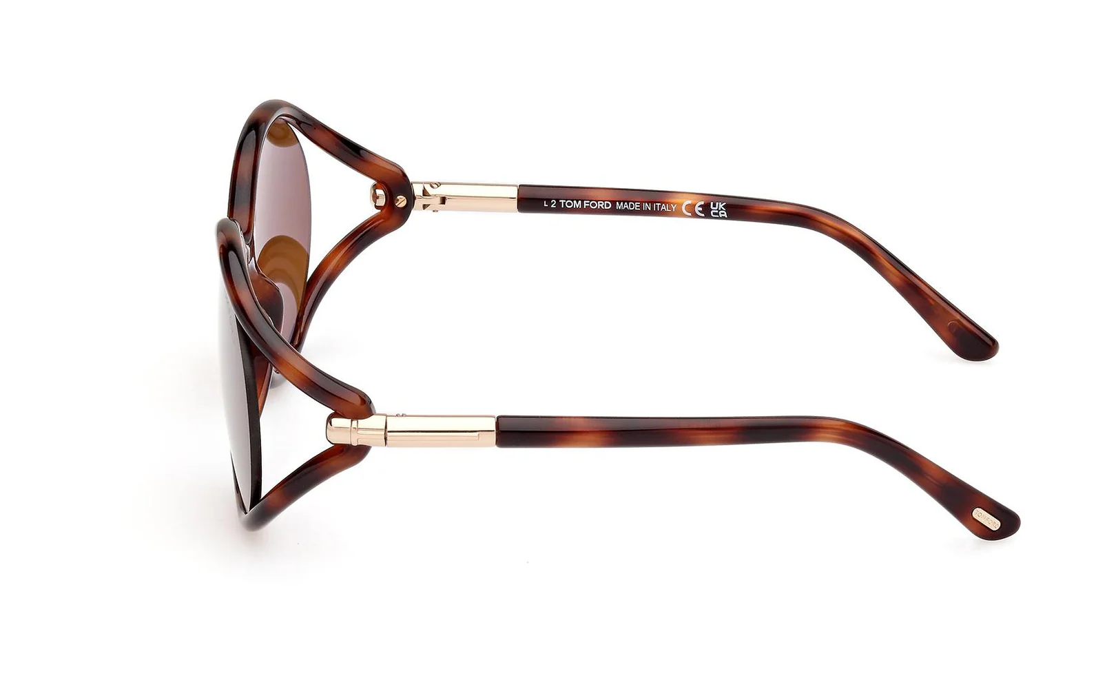 Tom Ford Melody FT1090 53E Sunglasses Blonde Havana 59mm Women 5