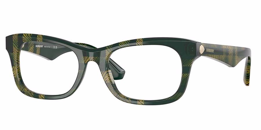 Burberry 0BE2422 4125 Eyeglasses Checkered Green 52mm Women