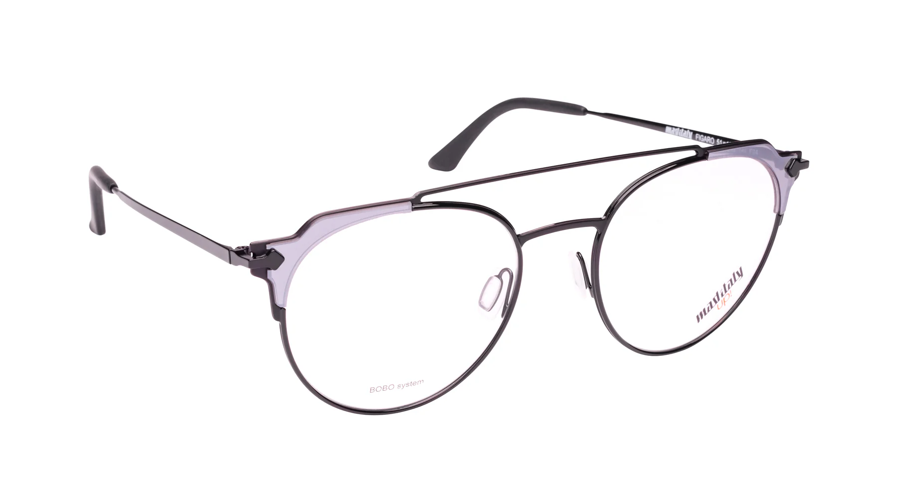 Mad in Italy Figaro F04 Eyeglasses Black 51mm Unisex