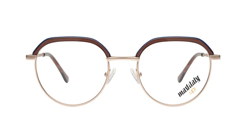 Mad in Italy D'annunzio C02 Eyeglasses Saddle Brown 50mm Unisex 2
