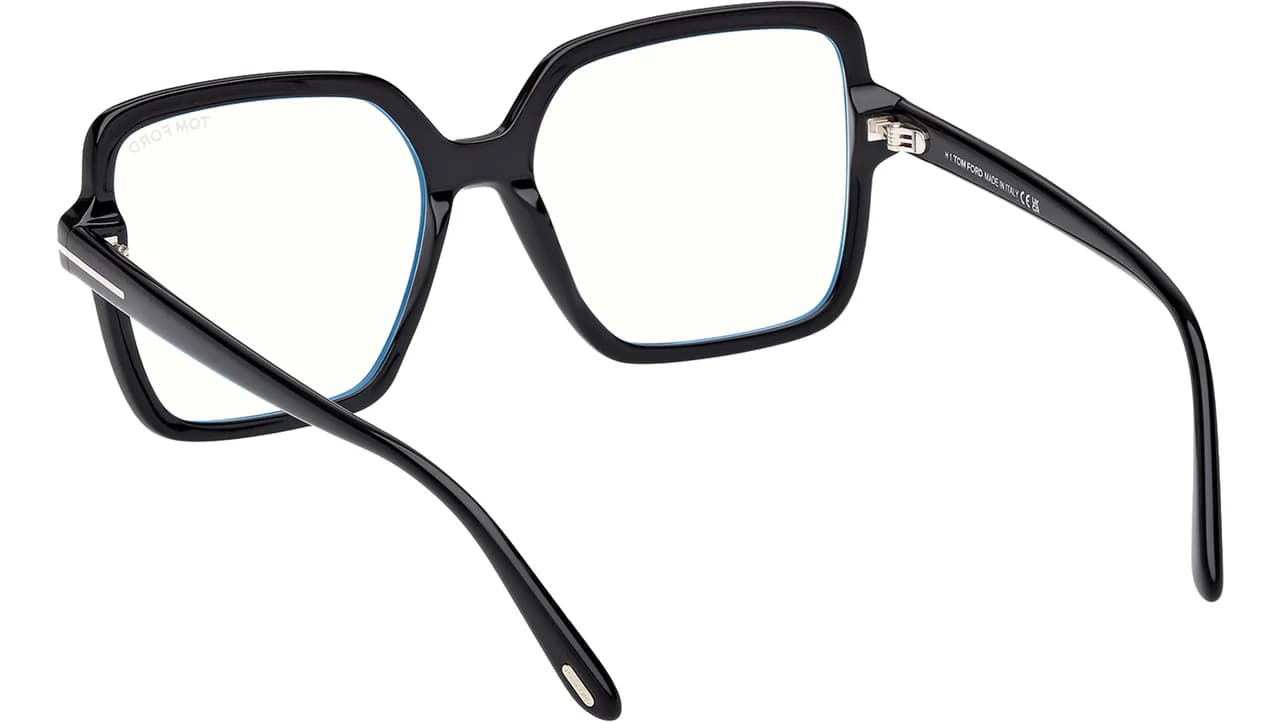 Tom Ford FT6063B 001 Eyeglasses Shiny Black 56mm Women 3