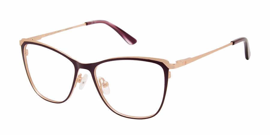 Ann Taylor ATP711 C02 Eyeglasses Matte Plum 48mm Women