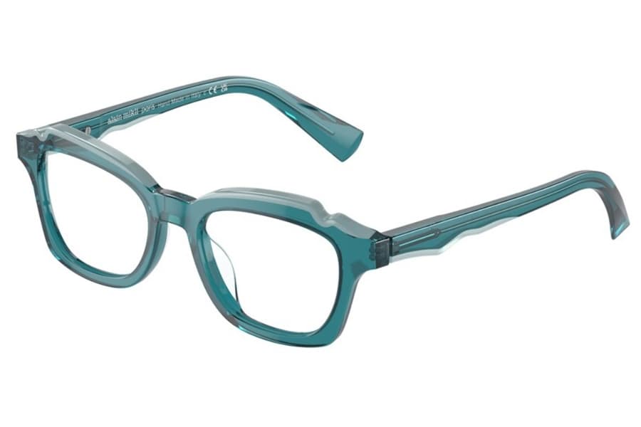 Alain Mikli A03166 004 Eyeglasses Green 49mm Women